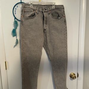 LEVI 501 SKINNY ACID WASH GREY